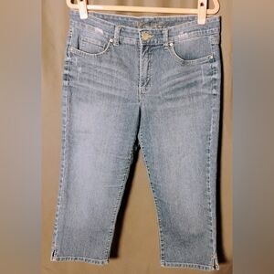 Code‎ Bleu Gwen Capri Cropped Jeans Stretch Denim, Size 12